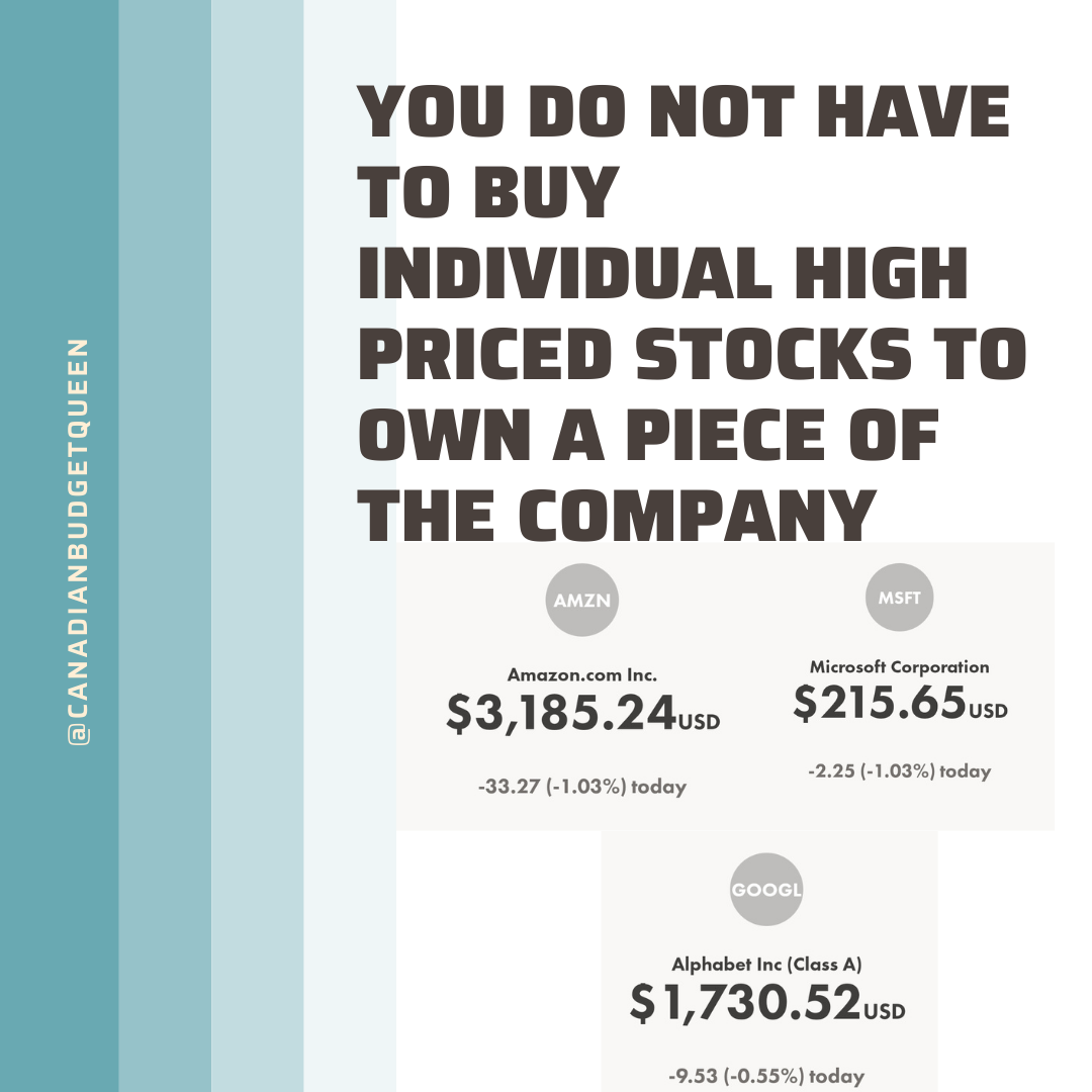 ETF's vs stocks