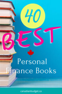 40 best personal finance books in Canada