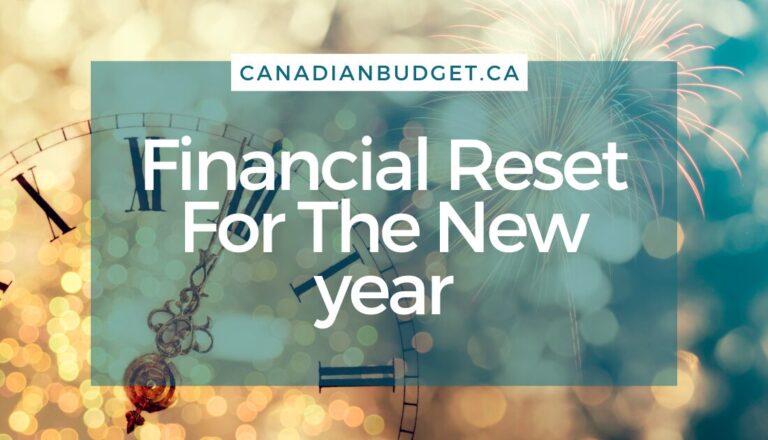 Financial reset, new year financial review