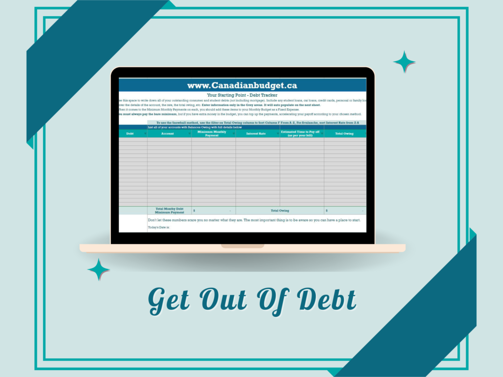 Debt Payoff Spreadsheet