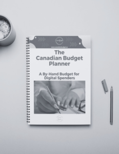 Canadian budget planner - printable budget template